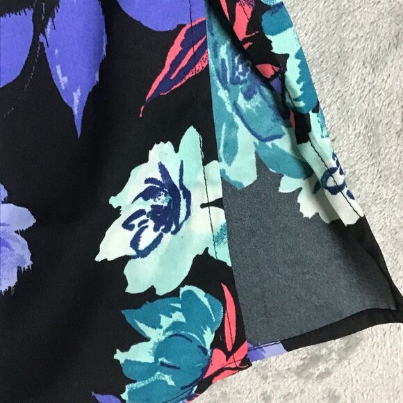 Jessica London Womens 12W Floral Sleeveless Tunic Top Multicolor Lightweight - Picture 7 of 10